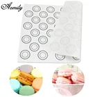 Силиконовый коврик для теста Aomily 40*30 см, 44 круга, для выпечки, для макароны, подкладка для торта