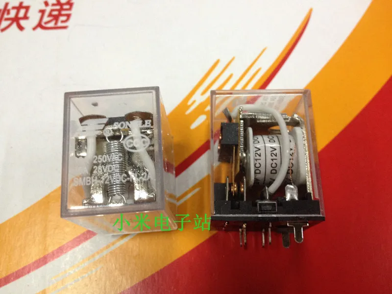 Реле SMBH 12VDC FL 2A 2C Song Le 6 футов 8 2 группы 10 А 250 В переменного тока|song relay|10a 250vac relay10a relay