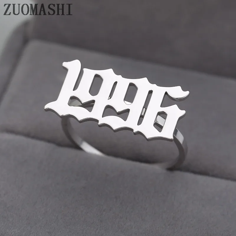 Кольцо с цифрами кольцо на специальный год день рождения подарок другу|Кольца| |