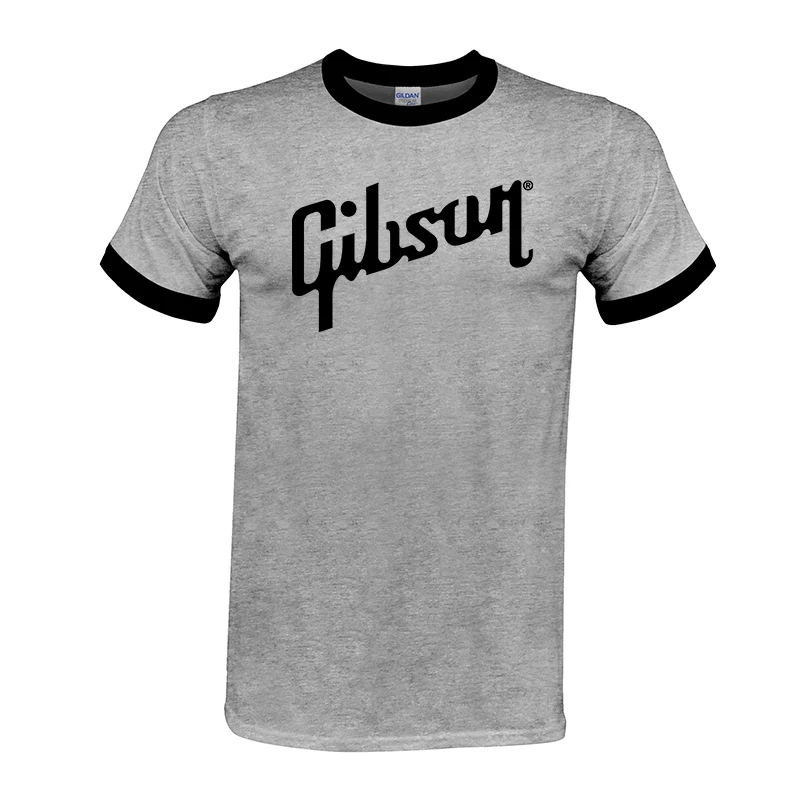 Мужская хлопковая футболка с круглым вырезом Gibson коротким рукавом в Европейском