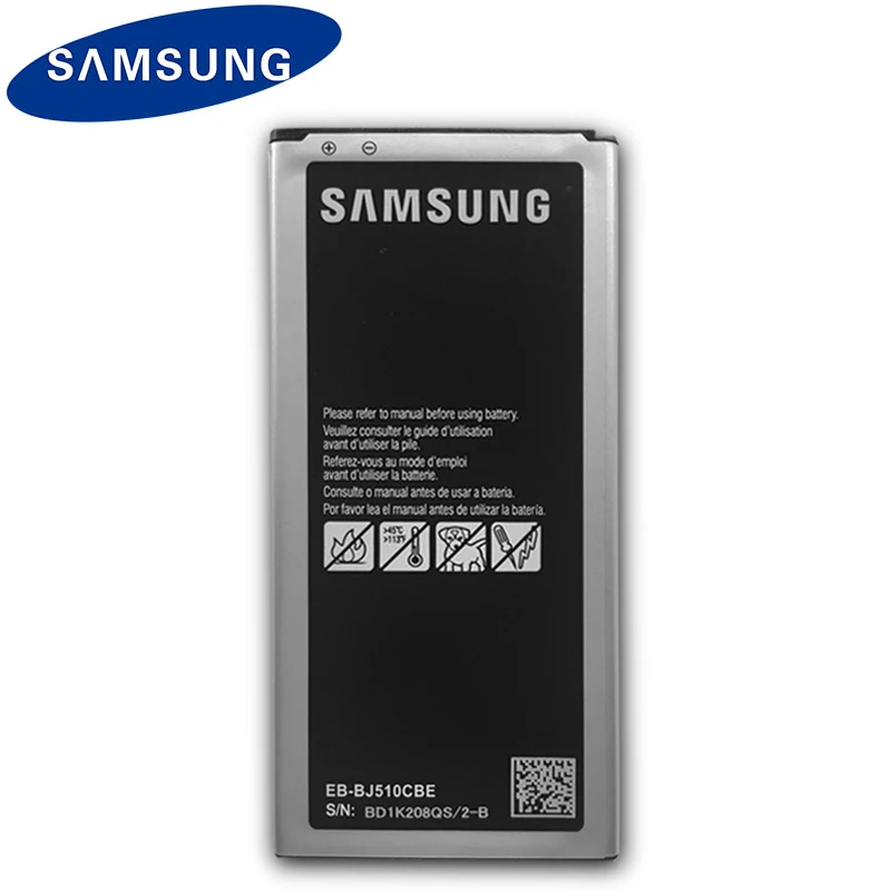 Samsung оригинальный EB-BJ510CBE батареи для телефона Galaxy J5 2016 Edition J510 J510FN J510F J510G J510Y J510M