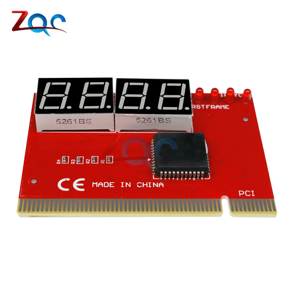 Светодиодный 4 значный диагностический тестер PCI компьютерный ПК анализатор