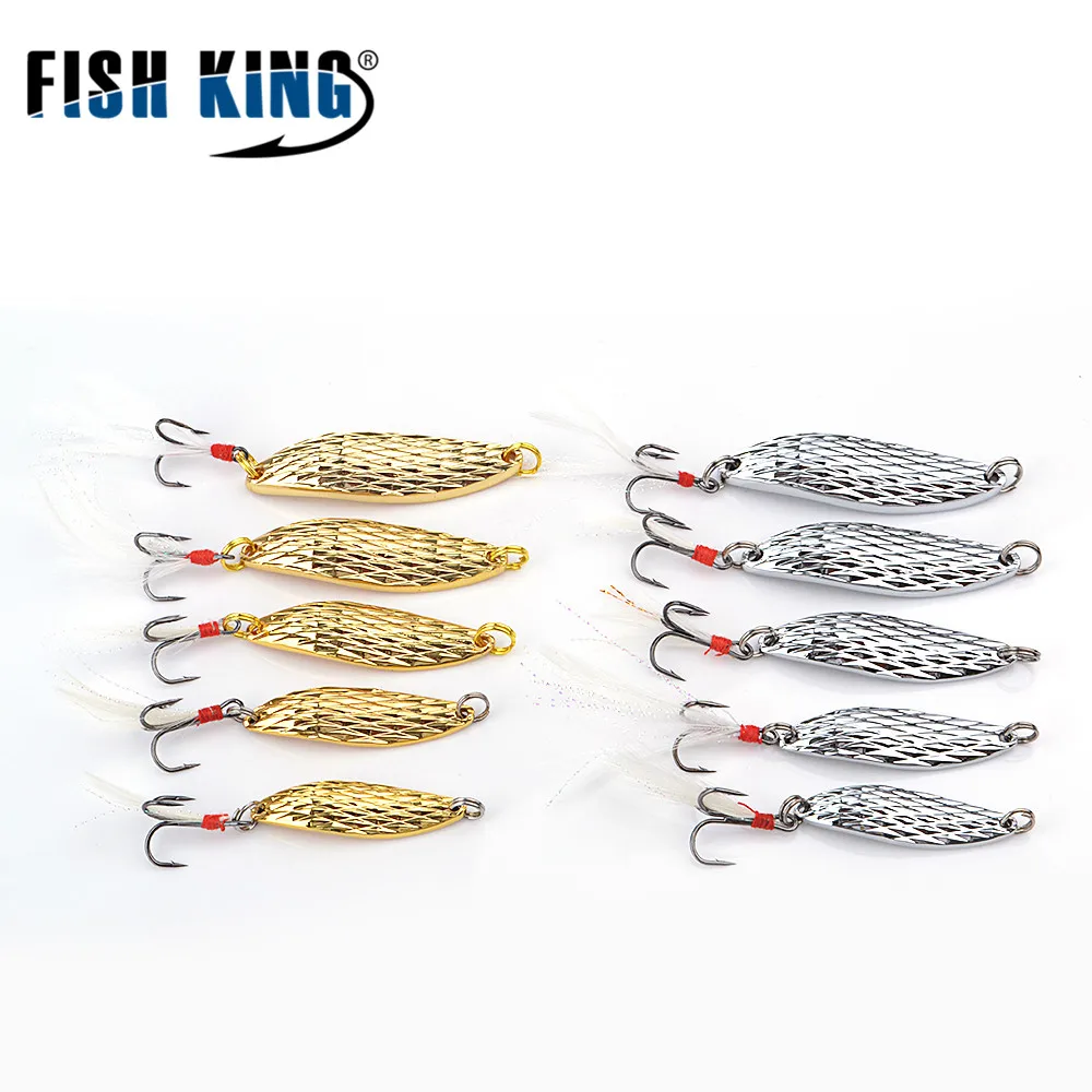 FISHKING 1 шт. приманка в виде ложки искусственная-20 г металлическая рыболовная 2