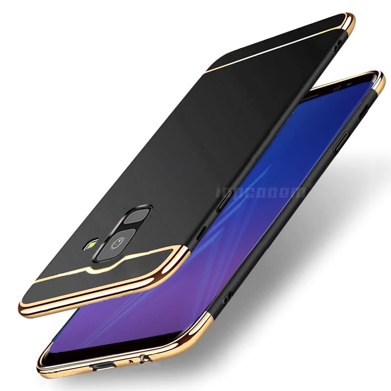 Роскошный чехол 3 в 1 для Samsung Galaxy J6 2018 жесткий накладка J600 J600F SM J600F|Чехлы-накладки| |