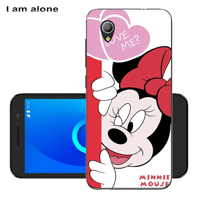 Solf TPU HH57 Чехол для телефона I am alone для Alcatel 1 5033D 5033 5033A 5033Y 5033X5,0 дюймов, Модный милый цветной Чехол для мобильного телефона из ТПУ - Цвет: Solf TPU HH57