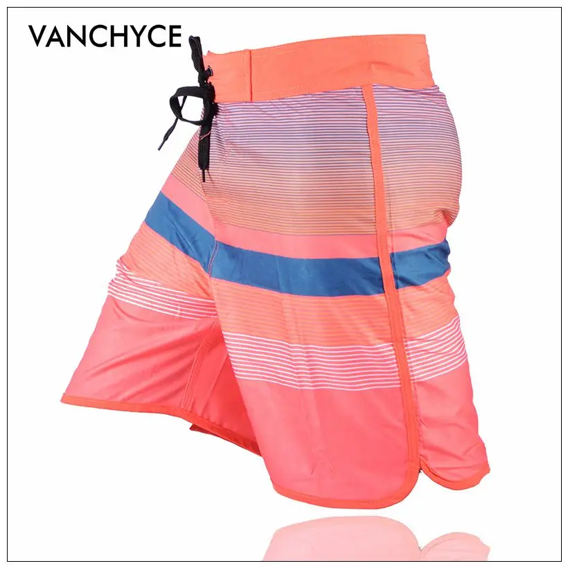 Шорты VANCHYCE мужские пляжные с геометрическим рисунком короткие бермуды