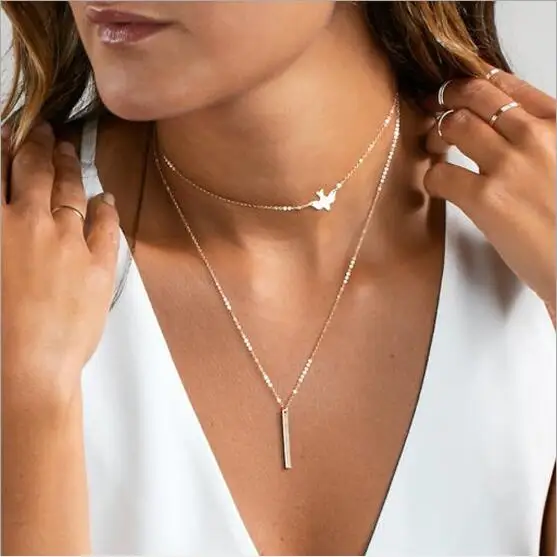 Seblasy богемные многослойные ожерелья и подвески в виде листьев сердце с