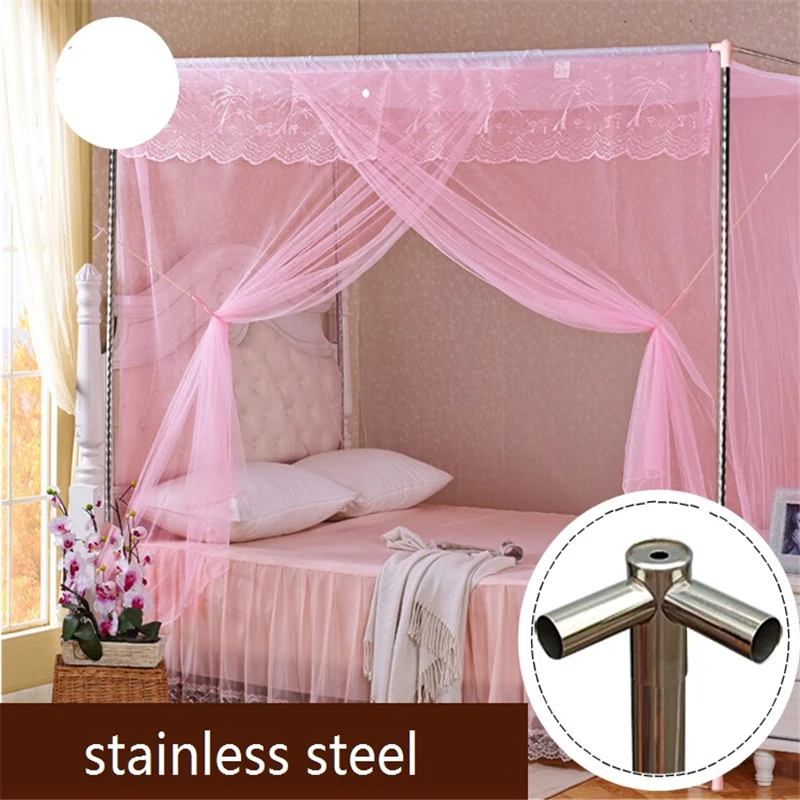 Bebek Mosquitera Cama кровать палатка девушка комната Декор Pour двойной ребенок сладкий Клык Cibinlik Ciel De освещенный навес Moustiquaire москитная сетка - Цвет: MODEL O