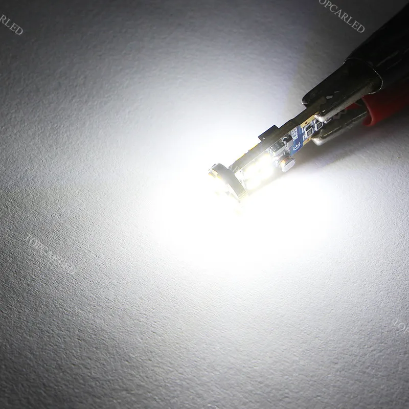 2 шт. высокое качество T10 CANBUS 12SMD 3030 светодиодные Белые автомобильные боковые