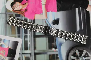 Ремешок для часов T035210A, T035207, из нержавеющей стали, 18 мм