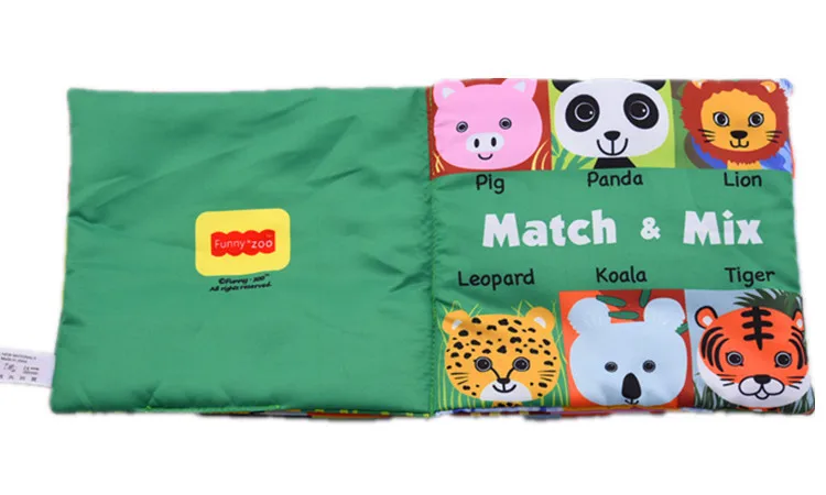 Funny Baby Book Face Matching Toy Development Books Learning & Education Cloth 3~24 Month Quiet DS9 | Игрушки и хобби