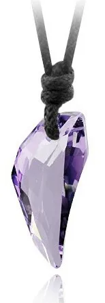 Волчий зуб высокое качество Австрия Хрустальный воск веревка ожерелье цепочка