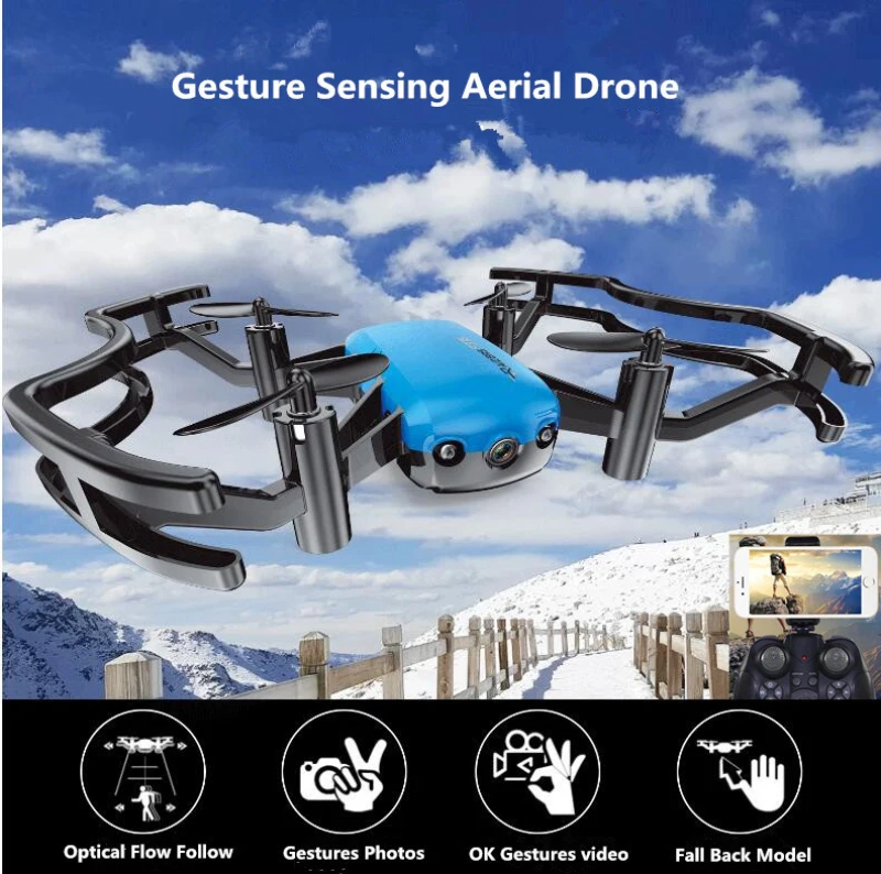 Оптический поток следования Радиоуправляемый аэрокоптер модель 2.0MP WiFi FPV