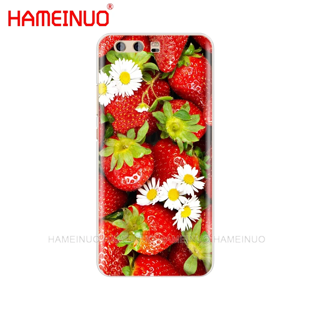 HAMEINUO чехол для телефона с клубничным молоком и фруктами huawei Ascend P7 P8 P9 P10 P20 lite plus pro