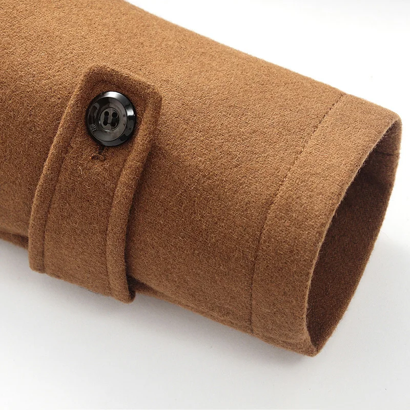 

Pop Warm Autumn And Winter high-quality Men Jacket Stitching Men Casual Coat Jacket Overcoat Fashion