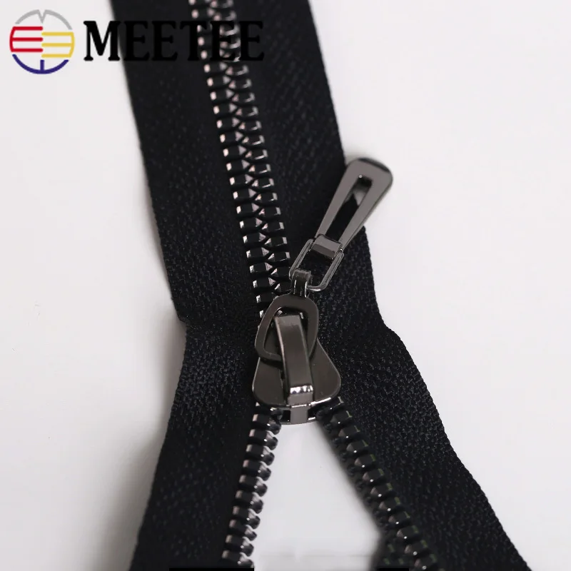 Meetee 1 шт. 80 см 8 # Высококачественная резиновая молния специальная зуб спортивная