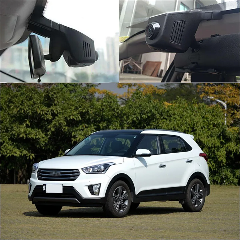 Видеорегистратор BigBigRoad для Hyundai IX25 Wi Fi FHD 1080P Novatek 96672G датчик ночное видение|novatek