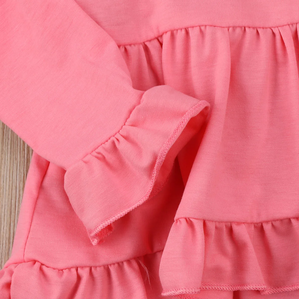 

Girl Clothes 2PCS Baby Girl Outfit 2018 Casual Long Sleeve O-Neck Kids Toddler T-shirt + Print Long Pants Sets