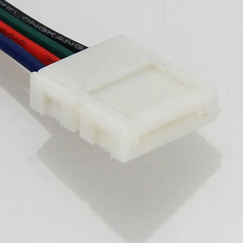 4 контактный разъем для светодиодной RGB ленты 10 мм SMD 5050 светодиодная полоса без