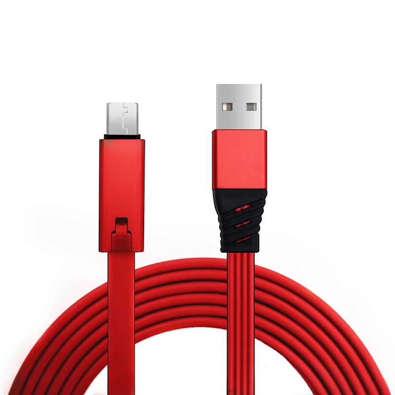 Рециркуляция регенерации 1,5 м USB микро Зарядка для samsung S6 S7 Edge A3 A5 A7 J3 J5 J7 Быстрая зарядка Android происхождения длинный провод - Цвет: Красный
