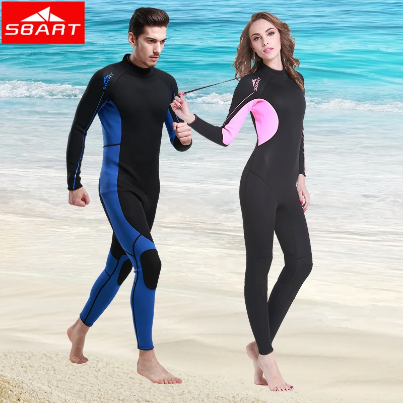 SBART Гидрокостюм Из Неопрена 3 ММ Серфинг Гидрокостюмы Женщин Мужские Полное Тело