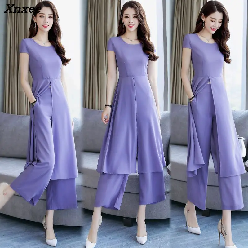 Женский спортивный костюм из двух предметов комплект одежды большого размера