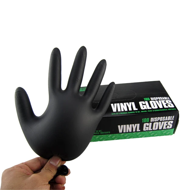 Одноразовые перчатки масляные черные нитриловые одноразовые 100 шт./лот