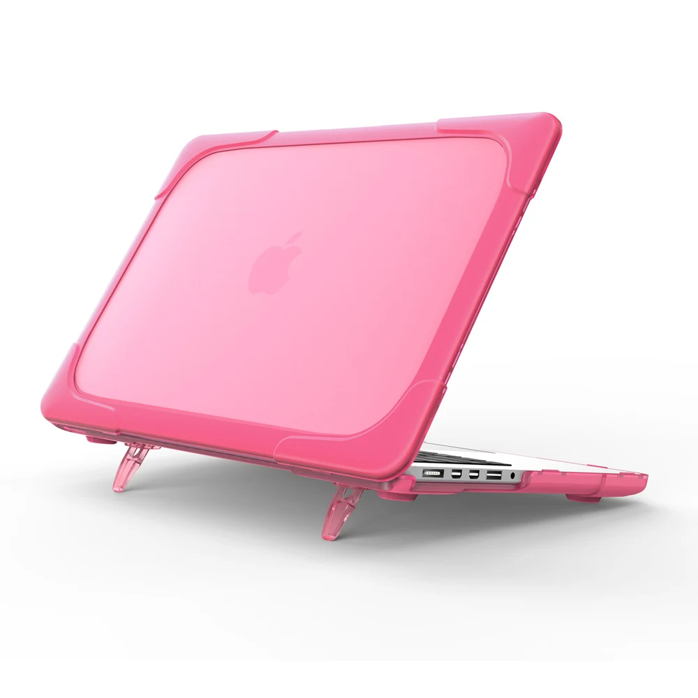 Горячий противоударный Внешний чехол, складная подставка для Macbook Air Pro retina 11 12 13 дюймов с сенсорной панелью A1466 A1502 A1706 A1708