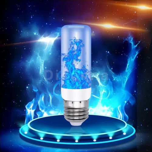 4 режима E27/26 LED эффект пламени огнеупорная лампа Мерцающая Декор|Светофор| |