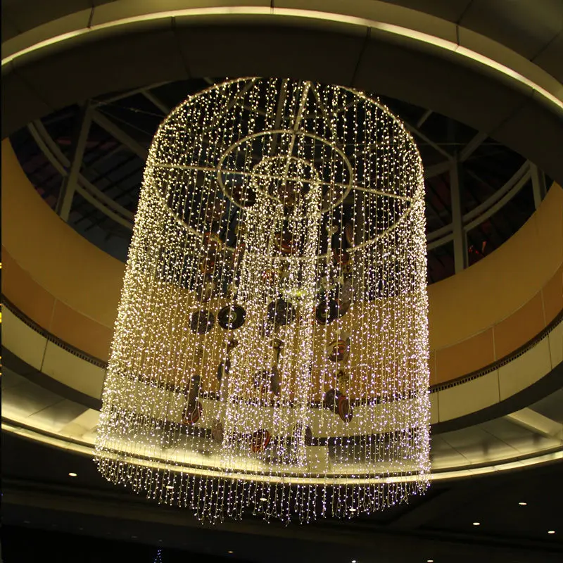 300 Светодиодов Фея Строка Сосулька Светодиодный занавес светильник