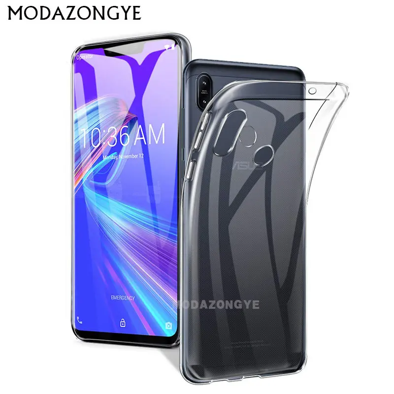 Asus Zenfone Max Pro M2 ZB631KL силиконовый прозрачный Футляр задняя крышка чехол для телефона