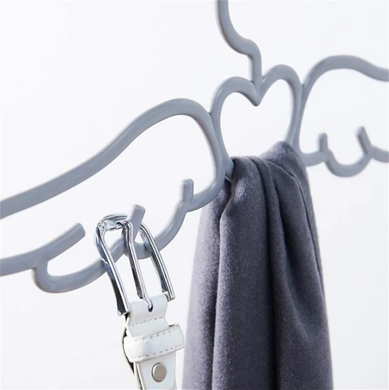 4 шт. пластиковые вешалки для одежды с крыльями|Вешалки и крючки| |