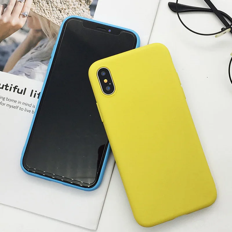 Чехол для телефона Apple IPhone X 6 6s 6plus 7 8 Plus роскошный бренд матовый ретро розовый