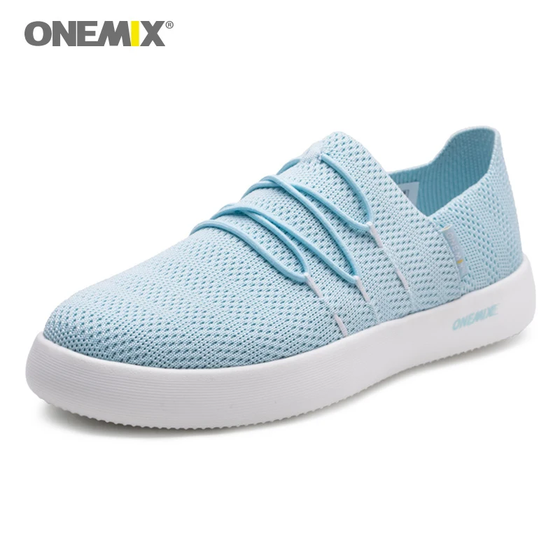 Женские и мужские кроссовки ONEMIX розовые легкие на платформе спортивная обувь для