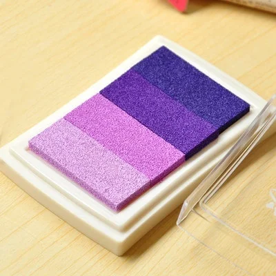 1 1 шт. маленький карамельный цвет Радуга штамп inkpad Дети DIY ручной работы скрапбук фотоальбом студентов штампы inkpad искусство, ремесло подарок - Цвет: 1