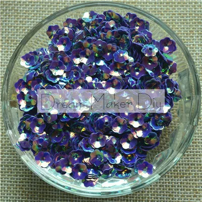 Dark Purple 50 г/лот 4/6/8/10 мм сливы чашки неупакованные блестки с блестками для шитья, на свадьбу, детская игра Сделай Сам аксессуары для одежды конфетти - Цвет: Dark Purple