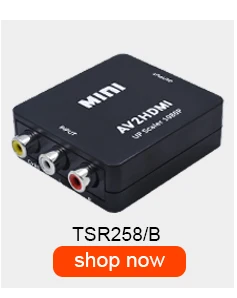 TISHRIC мини HDMI к VGA конвертер коробка адаптер HD1080P HDMI2VGA с аудио мощность для Xbox DVD PS3 проектор конвертер коробка