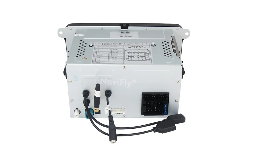 NaviFly 2 Din Android 9 автомобильный dvd gps для Volkswagen polo Passat B5 B6 B7 GOLF 5 GOLF 6 радио FM RDS 7708 IC 2 din wifi CANBUS