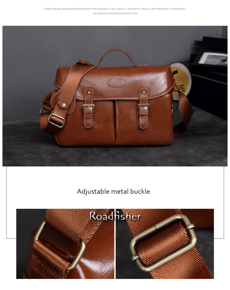 Roadfisher из искусственной кожи винтажная сумка через плечо для камеры дорожная сумка Вставка подходит для Canon Nikon D7200 D3400 D810 Pentax sony DSLR SLR
