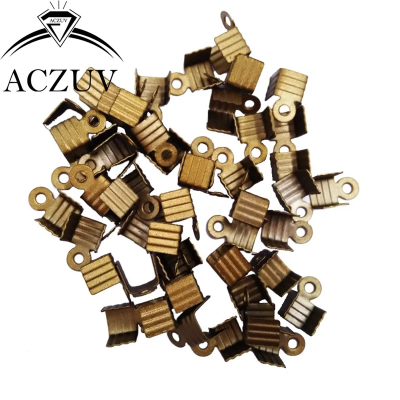 5000 шт кожаный шнур концевые колпачки воск хлопок веревка зажимы ожерелье браслет