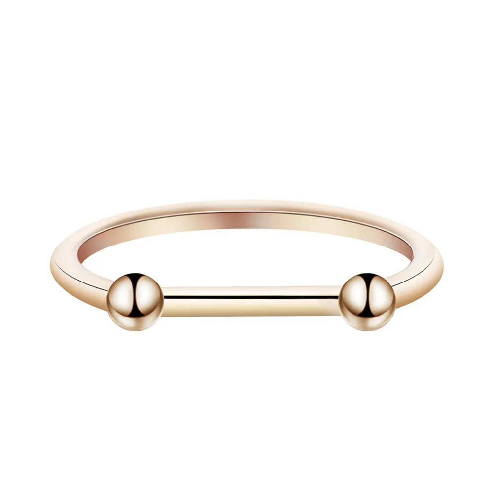 Chemistry Molecule Bead Bar Infinity Rings Women Simple Geometric Knuckle Finger Toe Birthday Jewelry Collar Bague Femme | Украшения и