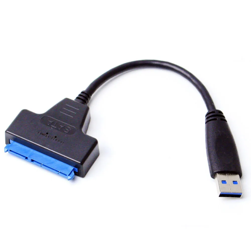 

USB 3,0 к Sata адаптер конвертер кабель 22pin sataIII к USB3, 0 адаптеры для 2,5 "sata HDD SSD 100 шт.