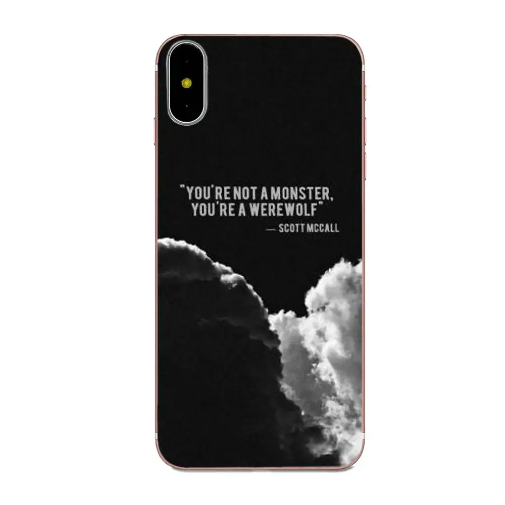 Teen Wolf Story Стильный дизайнерский чехол для мобильного телефона Apple iPhone X XS Max XR 4 4S 5 5C