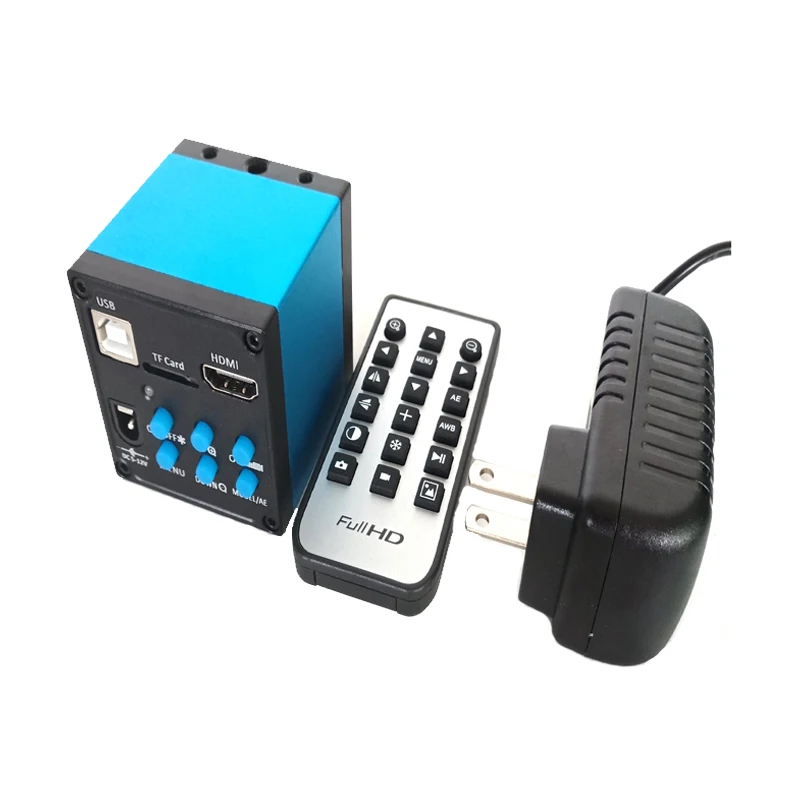 20MP 1080P HDMI промышленный видео USB микроскоп камера + 130X C-Mount объектив 0.5X адаптер для