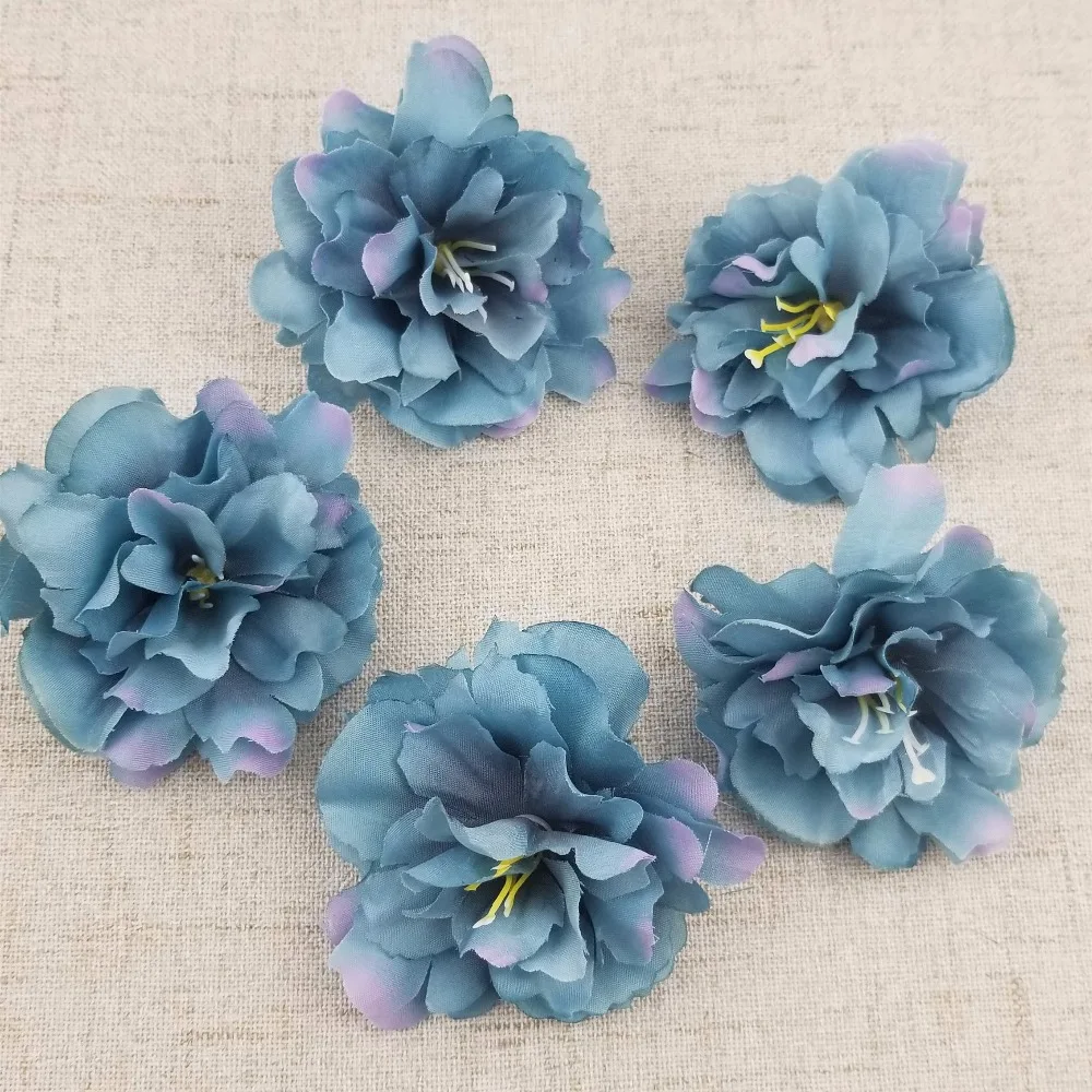 Big Size 90mm Width Silk Flower Heads Peony Flowers for Wedding Decoration Party Gift Box Artificial 10pcs/lot | Дом и сад