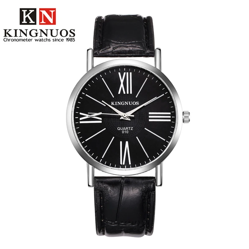 Оригинальные брендовые модные повседневные мужские наручные часы KINGNUOS с