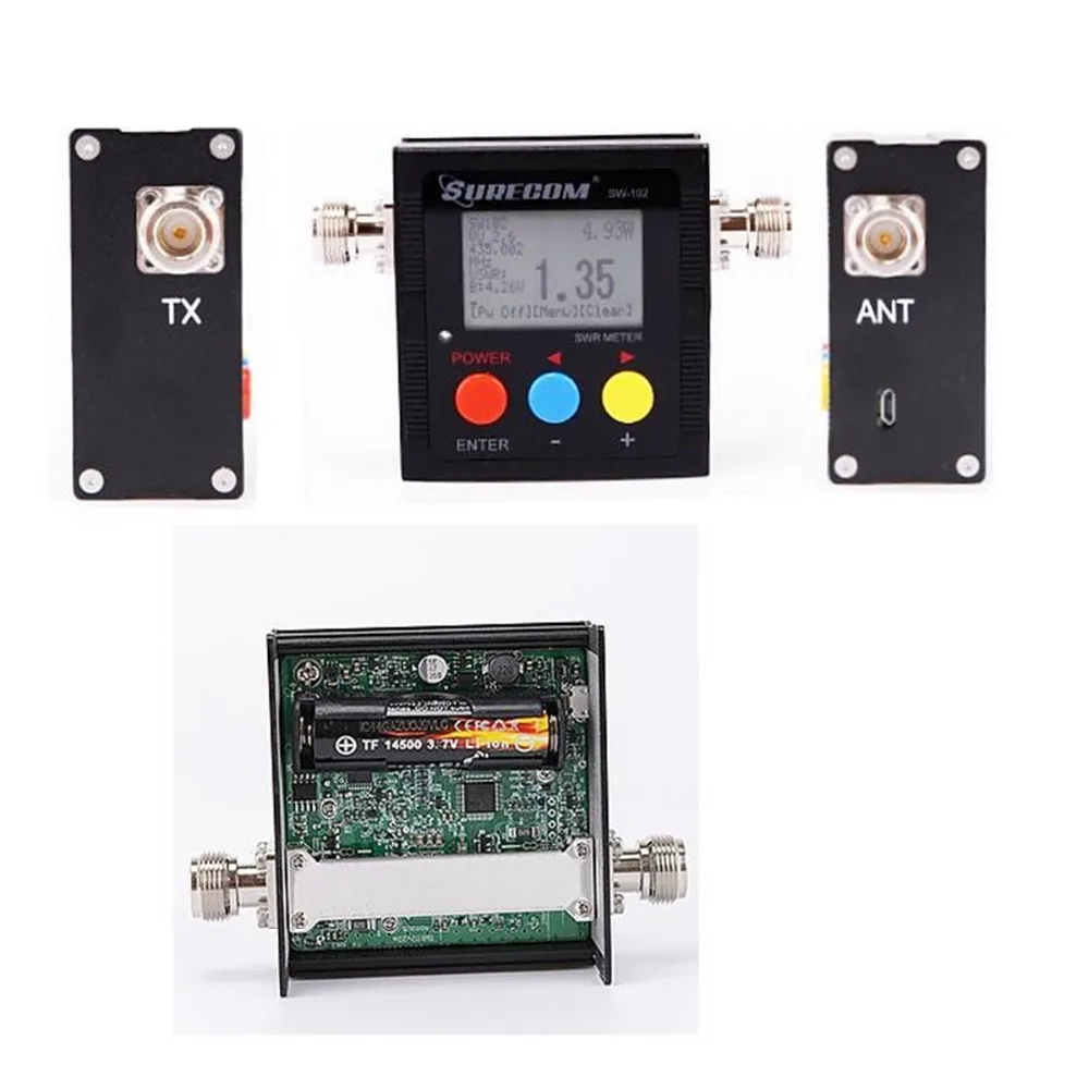 SURECOM цифровой VHF/UHF прибор для измерения мощности счетчик частоты адаптер TK100