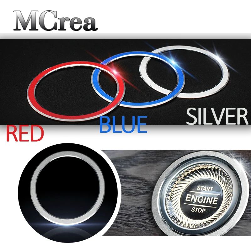 MCrea Auto Car Styling For Mercedes Benz W213 E Class Frame Dashboard Ignition Device Start Stop Engine Knobs Key Rings | Автомобили и