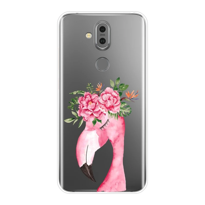 TPU Back Cover For Nokia 7.1 6.1 5.1 3.1 2.1 Plus Flamingo Pig Dog Rabbit Soft Silicone Phone Case | Мобильные телефоны и