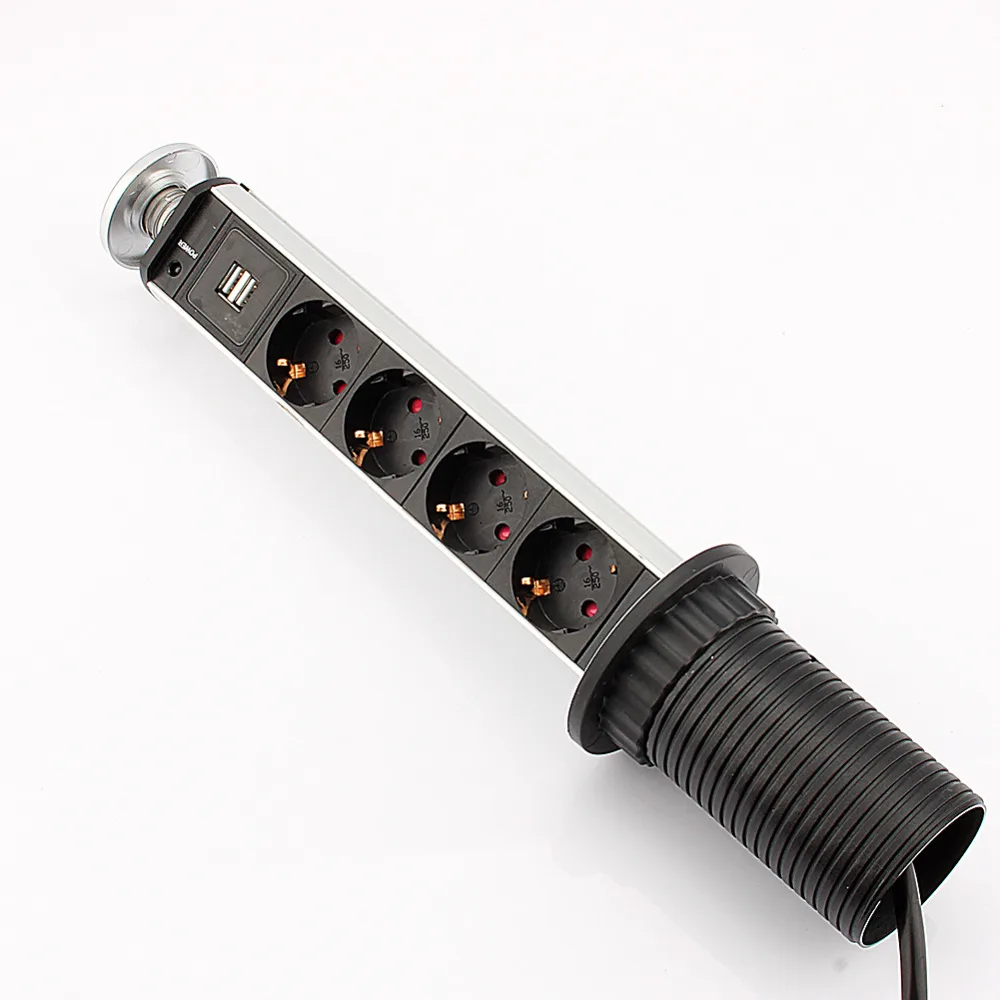 220V 16A всплывающее сокета hgzn Dual USB Порты и разъёмы Электрический настенный